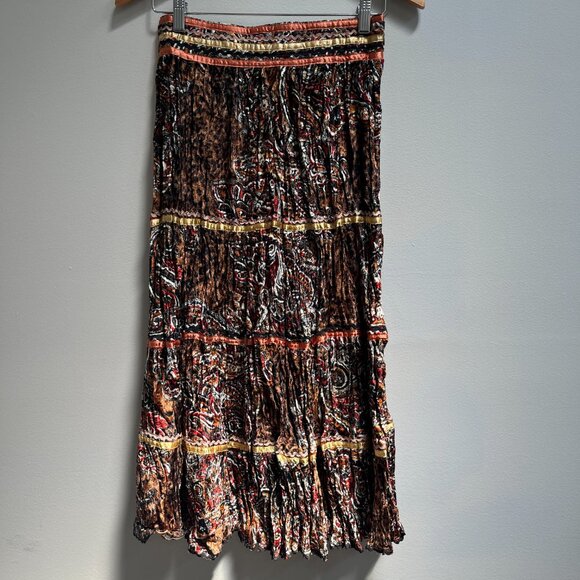 Bohemian Maxi Skirt in Multicolor - Picture 2 of 5